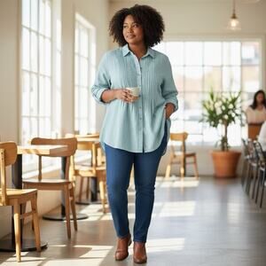 NWOT 100% Linen Sz. XL Sundance top